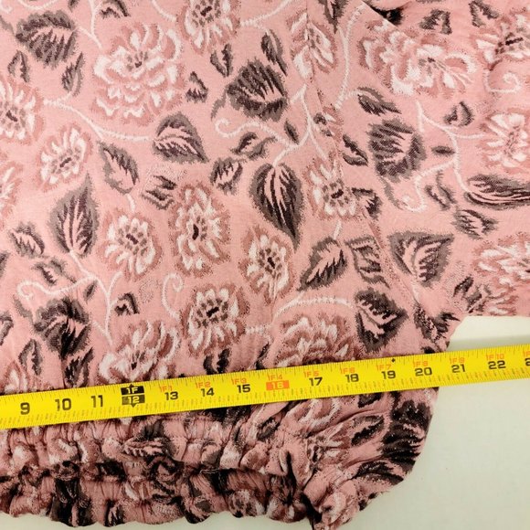 Free People No Ordinary Top Size XL Smoked Pink Combo Open Back Sweater NWT $128 - Picture 10 of 11